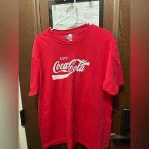 Coca Cola Classic Red Tee Size XL Zuni